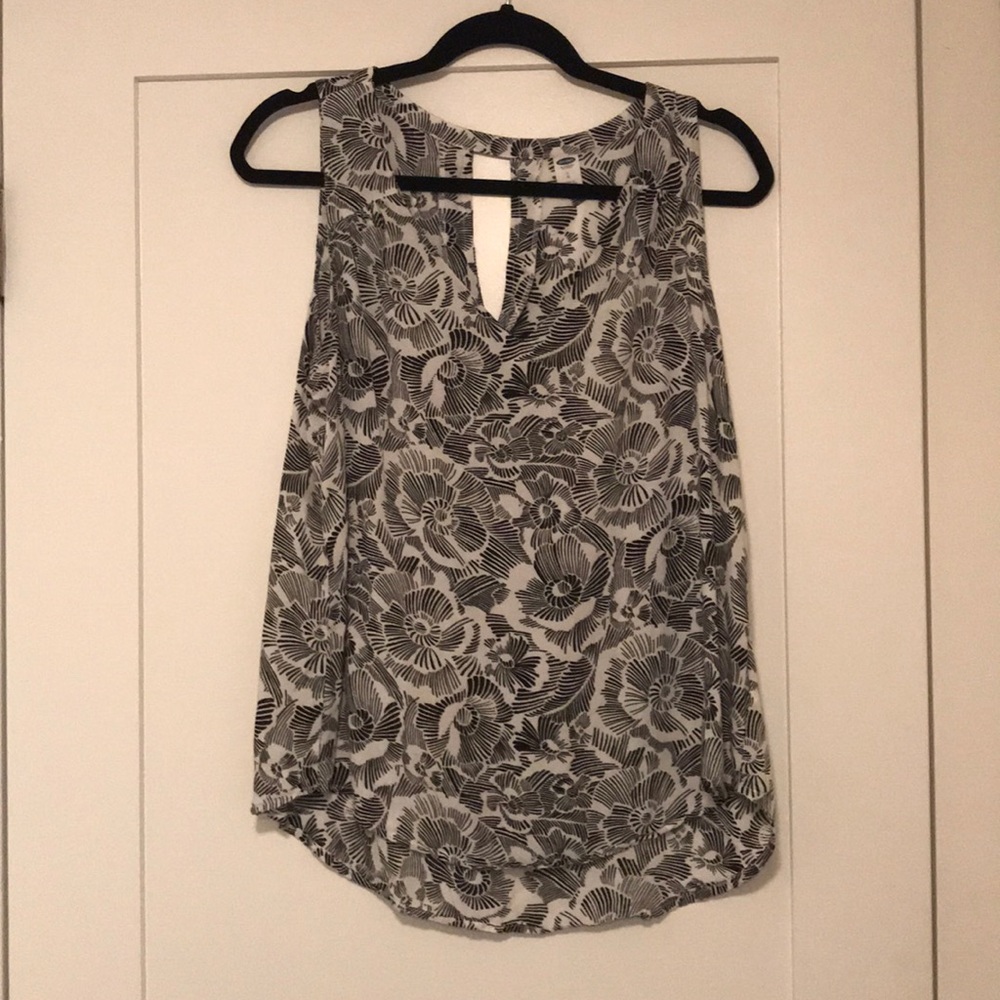 Black and White Printed Tank